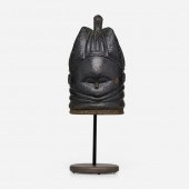 Mende artist. Sowei helmet mas