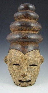 MENDE SIERRE LEONE CARVED MASK