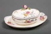 MENNECY PORCELAIN COVERED SAUC