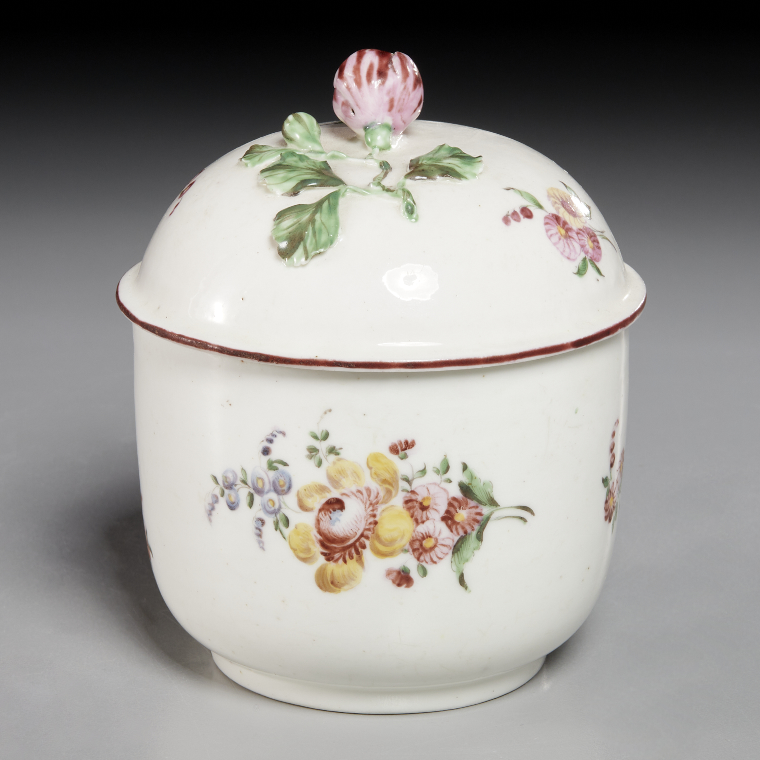 MENNECY SUCRIER AND COVER, 18TH