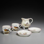 MENNECY TEA GROUP, 18TH C. c.