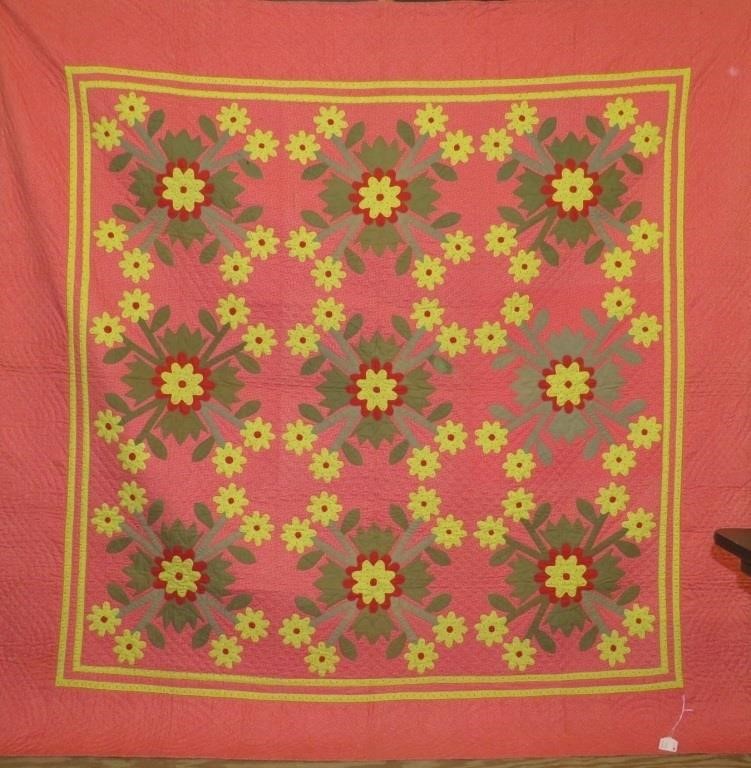 MENNONITE COMMUNITY APPLIQUED "ROSE