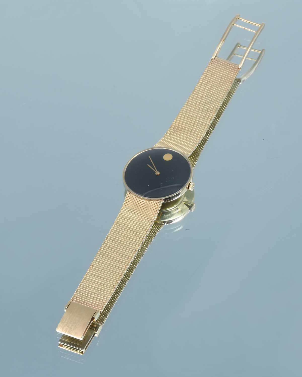 MEN'S 14K OMEGA SWISS WATCH: 14K