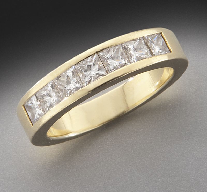 Men's 18K gold and diamond