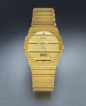 Men's 18K gold Piaget Polo wat