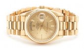 MEN'S 18K ROLEX DAY-DATE PRESI