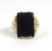 MEN'S BLACK ONYX AND YELLOW GO