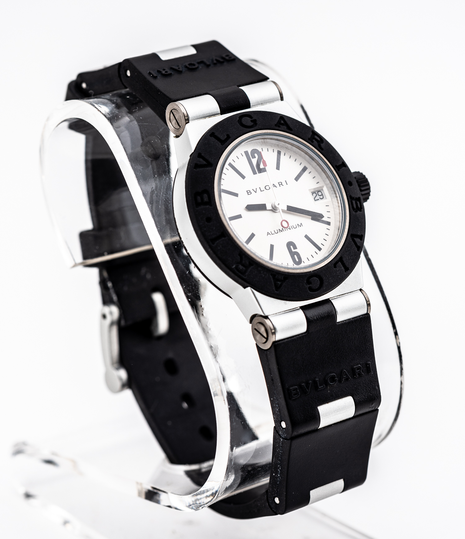 MEN'S BVLGARI ALUMINUM & RUBBER
