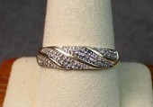 MEN'S DIAMOND AND TWO-TONE GOL