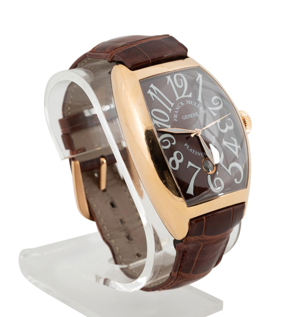 MEN'S FRANCK MULLER 18K ROSE GOLD