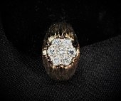 MENS POKER NIGHT 14K GOLD DIAM