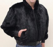 MEN'S REVERSIBLE MINK AND LEAT