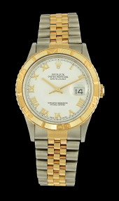 MEN'S ROLEX 36MM DATEJUST STEE