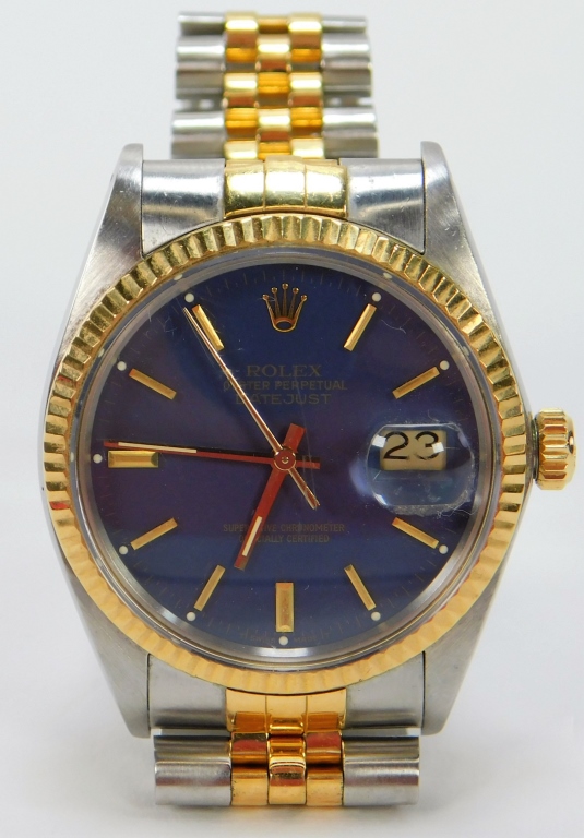 MENS ROLEX OYSTER PERPETUAL S. S. &