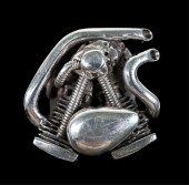 MEN'S STERLING SILVER MOTOR EN