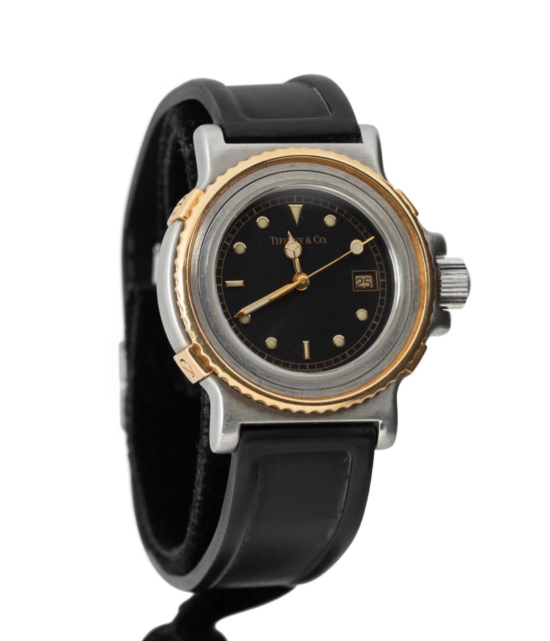 MEN'S TIFFANY & CO S/S & 18K YG
