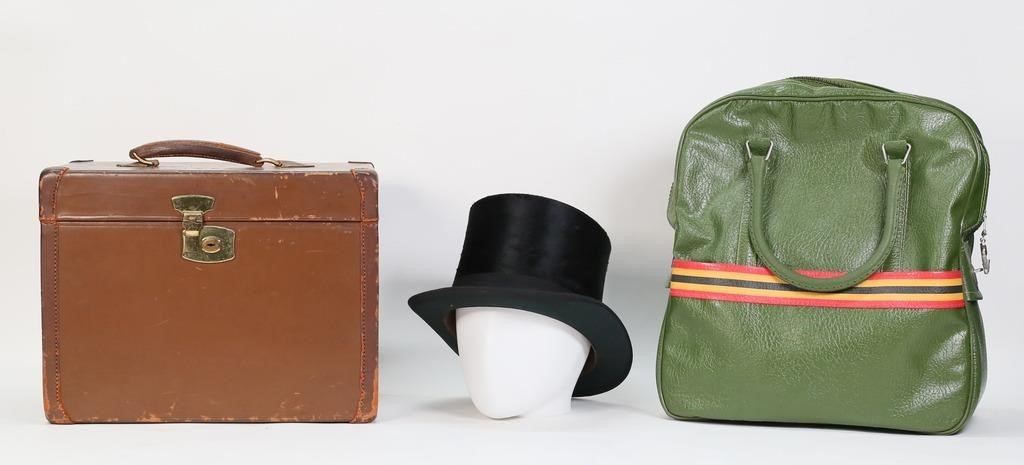 MENS TOP HAT & VINTAGE BOWLING