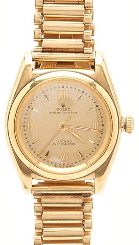 MEN'S VINTAGE 14K BUBBLE BACK ROLEX