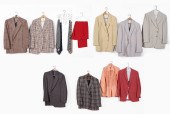 Mens vintage blazers and ties,