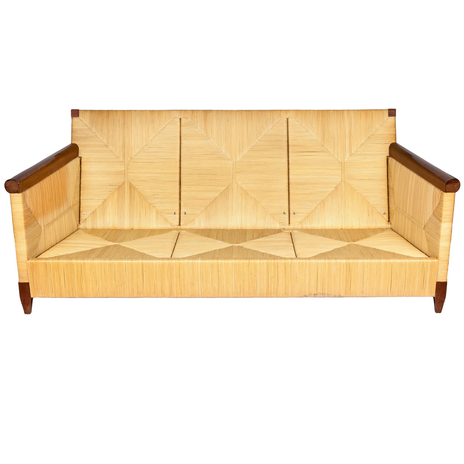MERBAU RUSH SOFA, JOHN HUTTON FOR