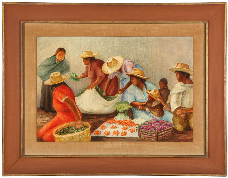 ''Mercado'' Figures in a Market oil