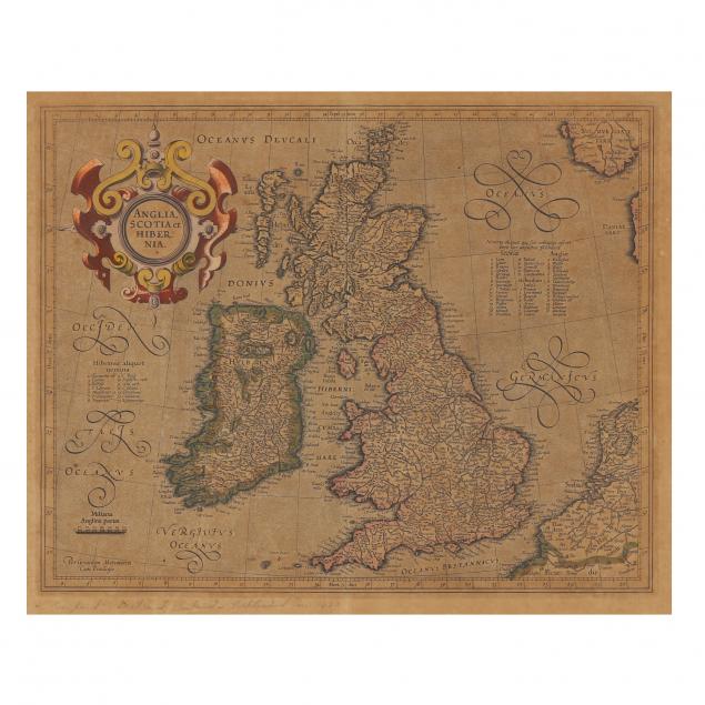 MERCATOR, GERARD. ANGLIA, SCOTIA,