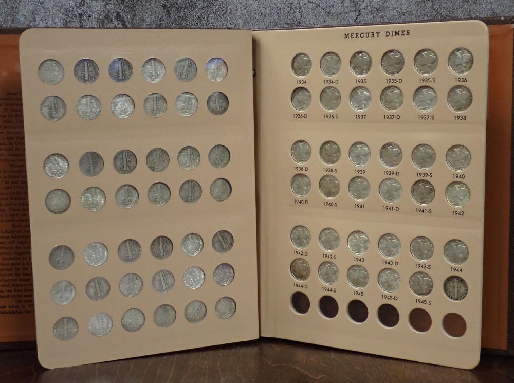 MERCURY DIME COLLECTION IN