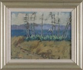MEREDITH B. ABBOTT OIL ON BOAR