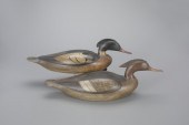 MERGANSER PAIR WITH LEATHER CR