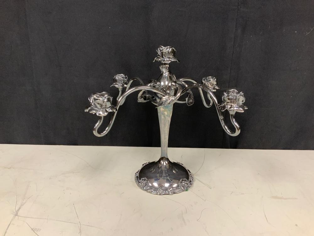 MERIDAN SILVERPLATE FOUR-LIGHT