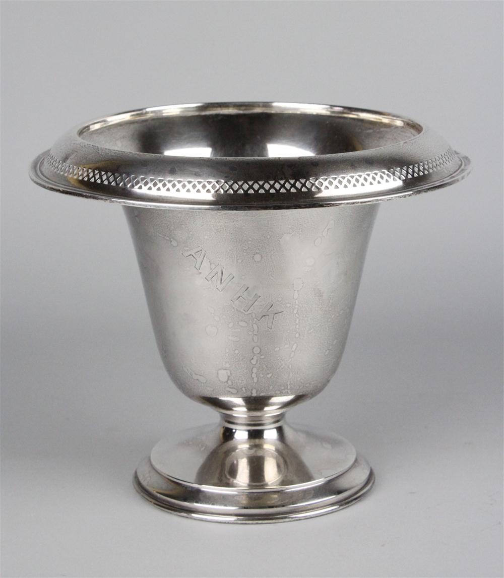 MERIDEN SILVER VASE No. 1445 the