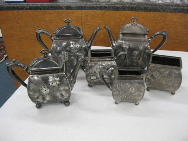 Meridien Silverplate Tea Set two
