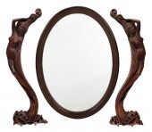 MERMAID MOTIF MIRROR 20TH CENT