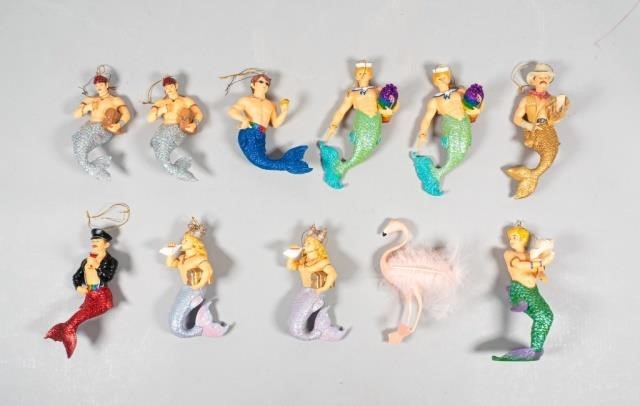 MERMAN & PINK FLAMINGO CHRISTMAS