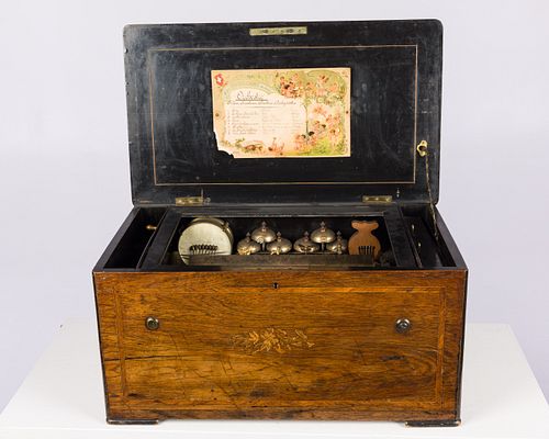 MERMOD FRERES CYLINDER MUSIC BOX