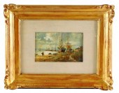 MEROLI (19TH C) OIL ON BOARD,