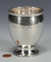 MERRIMAN TN COIN SILVER CUPMem