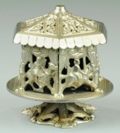MERRY GO ROUND STILL BANK Grey