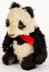 MERRYTHOUGHT PLUSH SEATED PAND