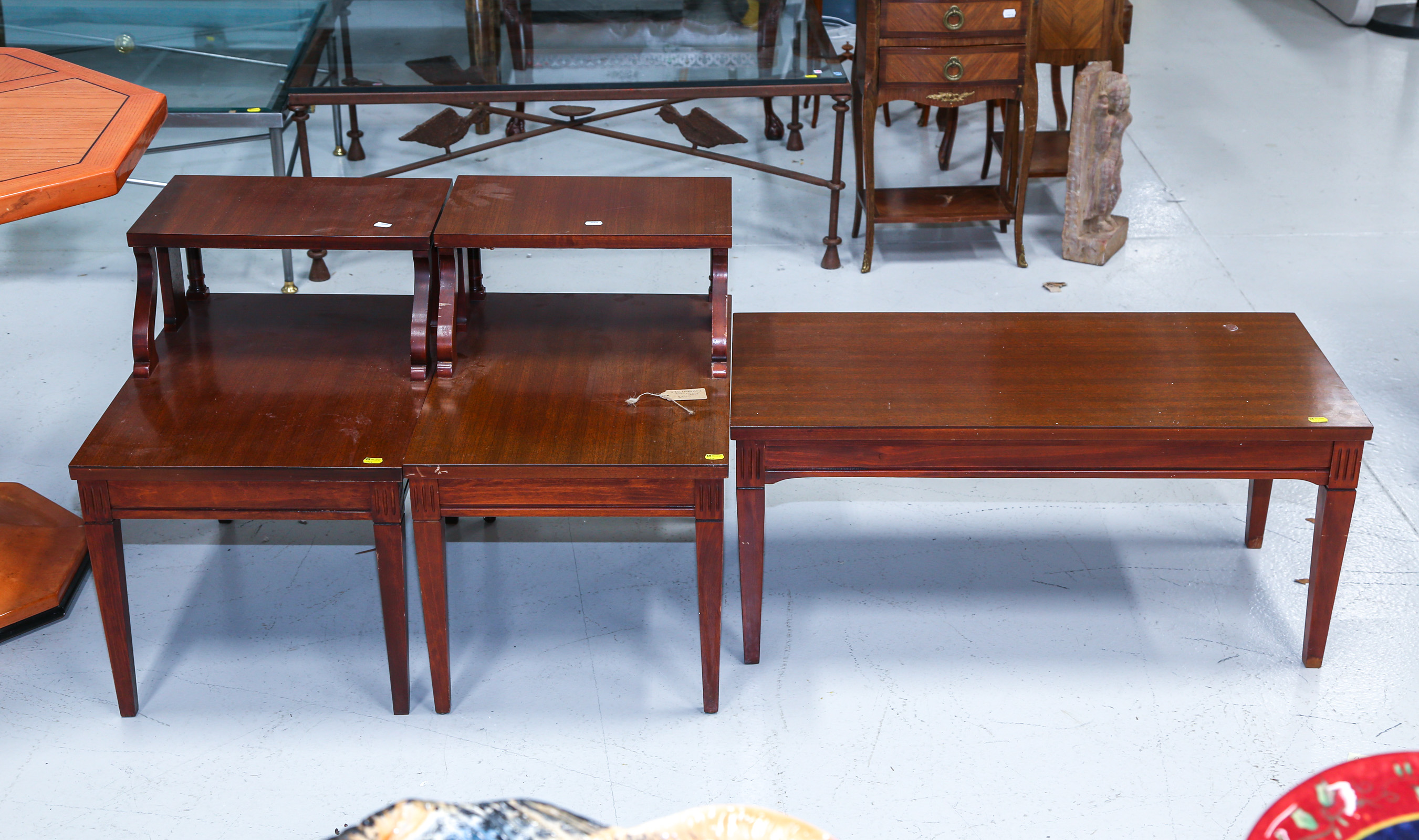 MERSMAN COFFEE TABLE & A PAIR OF