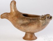 MESO-AMERICAN FISH EFFIGY POTT