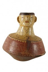 MESOAMERICAN POTTERY EFFIGY PO