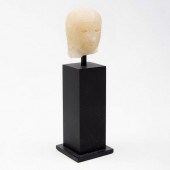 MESOPOTAMIAN CARVED STONE HEAD