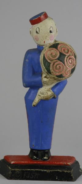 MESSENGER BOY DOORSTOP Hubley