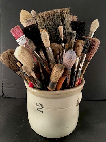 MET OPERA'S SCENIC ARTIST'S BRUSHES