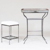 METAL AND ZINC DRESSING TABLE