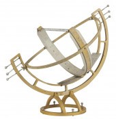 METAL ARMILLARY SUNDIALMetal A