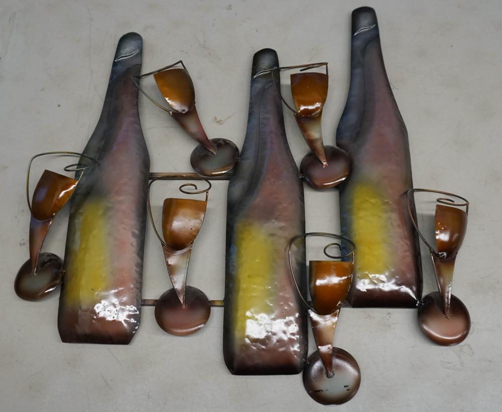 METAL BOTTLE AND GLASS-FORM HANGING