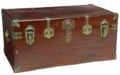 METAL-BOUND CAMPHOR WOOD STORA