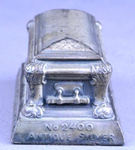 Metal Casket Form Paperweight